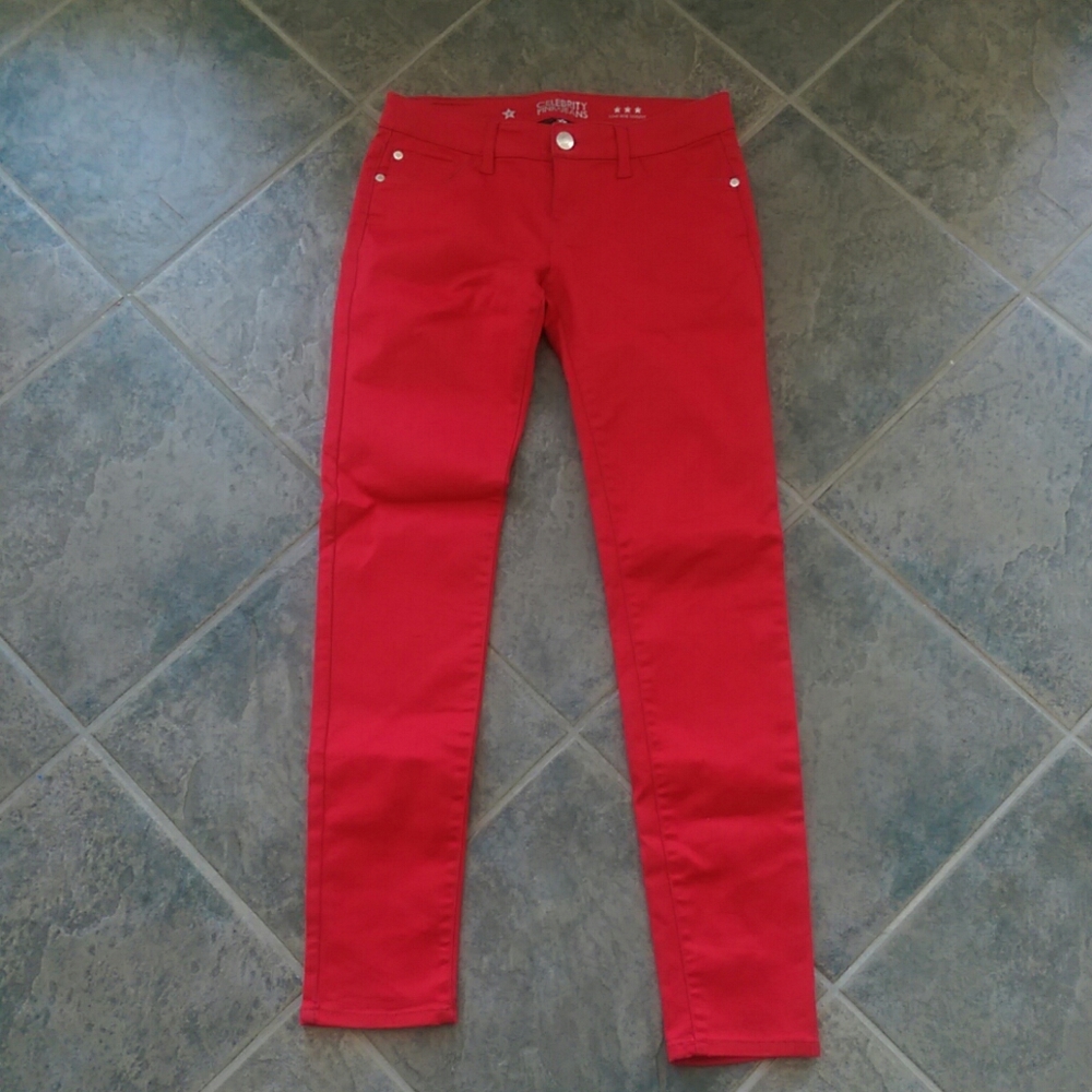Celebrity Pink Jeans Red